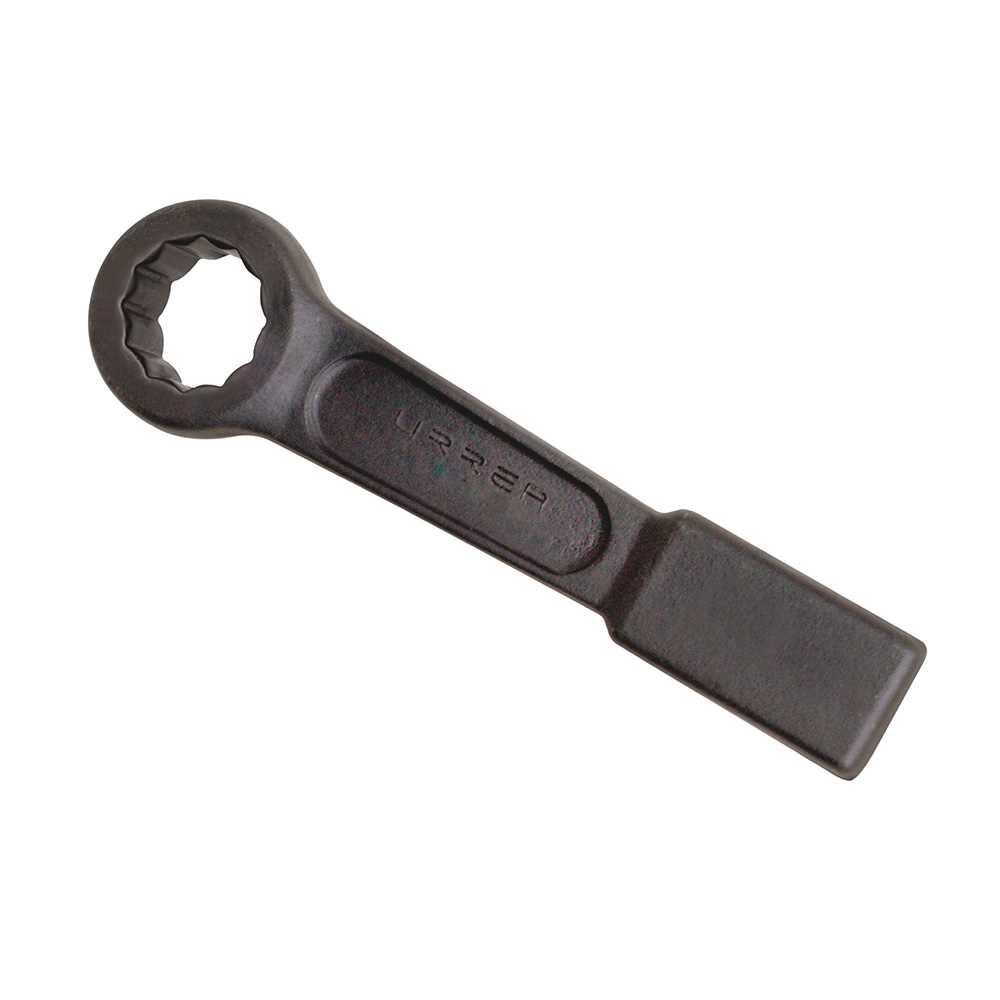 Llave de golpe plana fosfatizada en pulgadas, 12 puntas, 4-1/4" Urrea