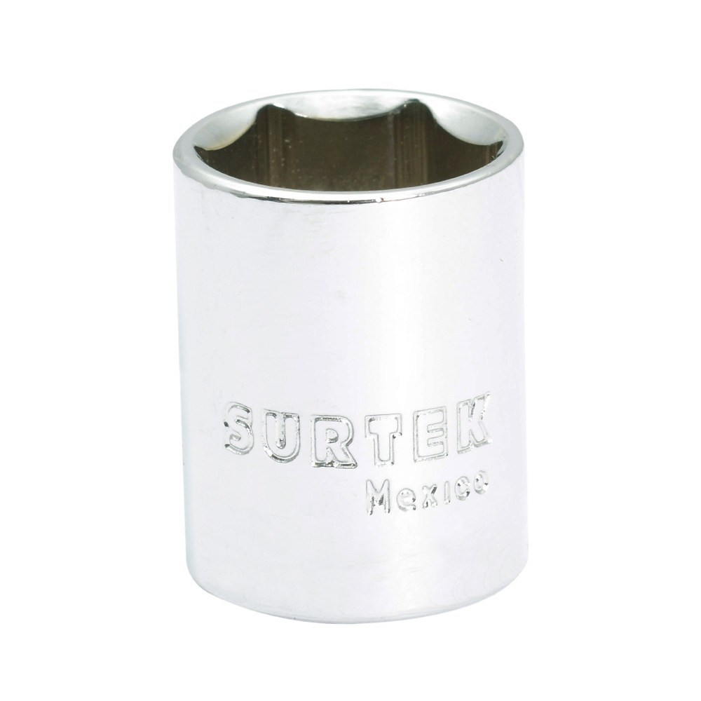 Dado cuadro de 3/8", 6 puntas, en pulgadas, 1/2" Surtek