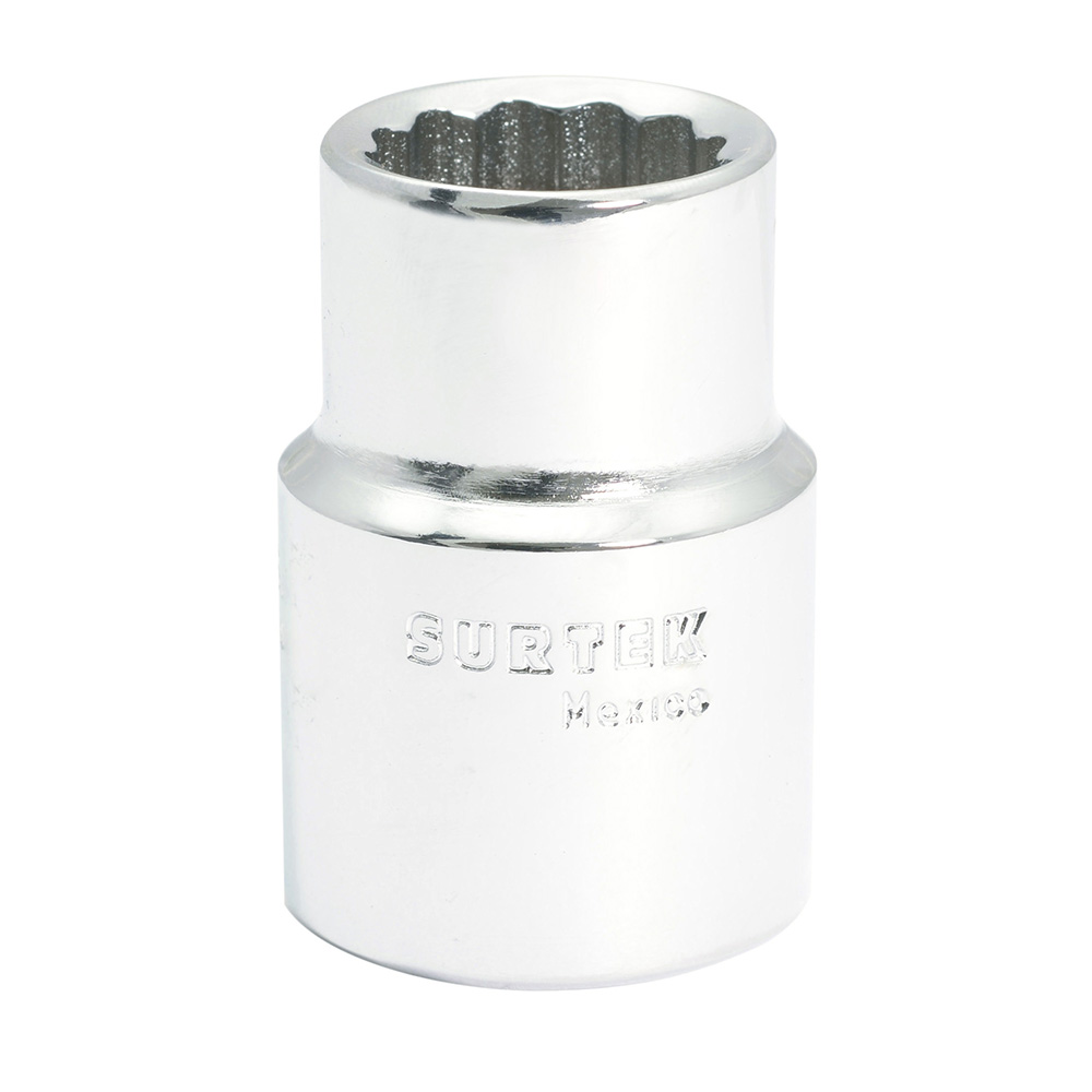 Dado cuadro de 3/4", 12 puntas, en pulgadas, 3/4" Surtek