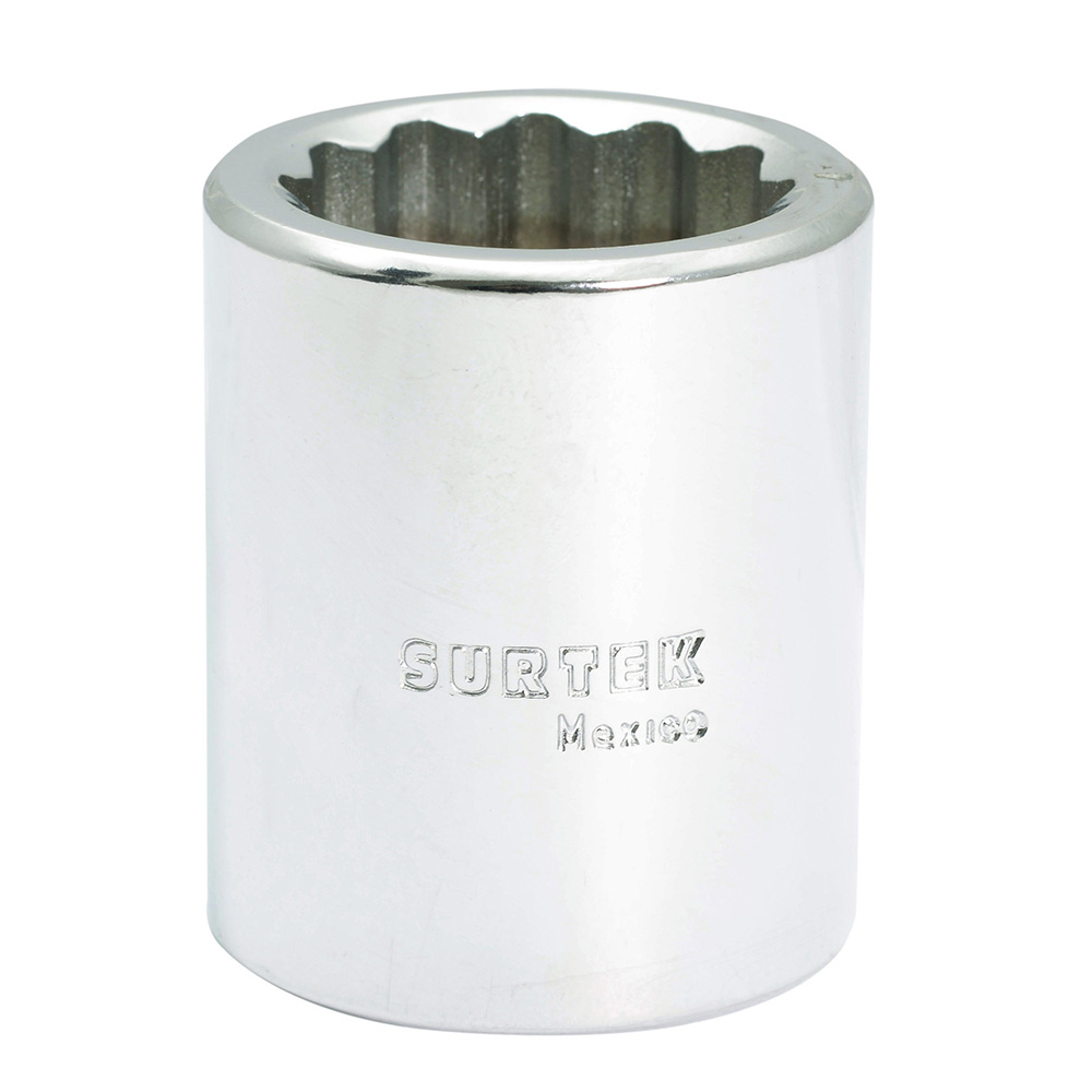Dado cuadro de 3/4", 12 puntas, en pulgadas, 1" Surtek