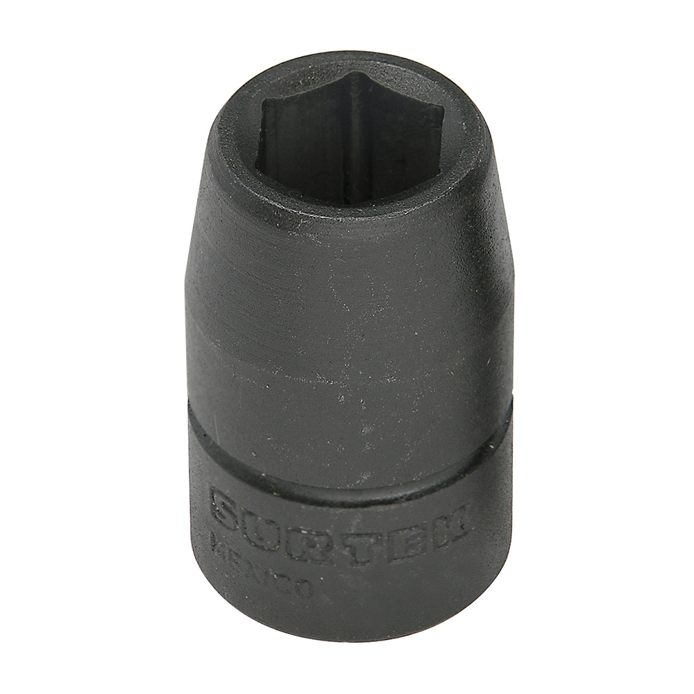 Dado de impacto cuadro de 1/2", 6 puntas, en pulgadas, 7/16" Surtek