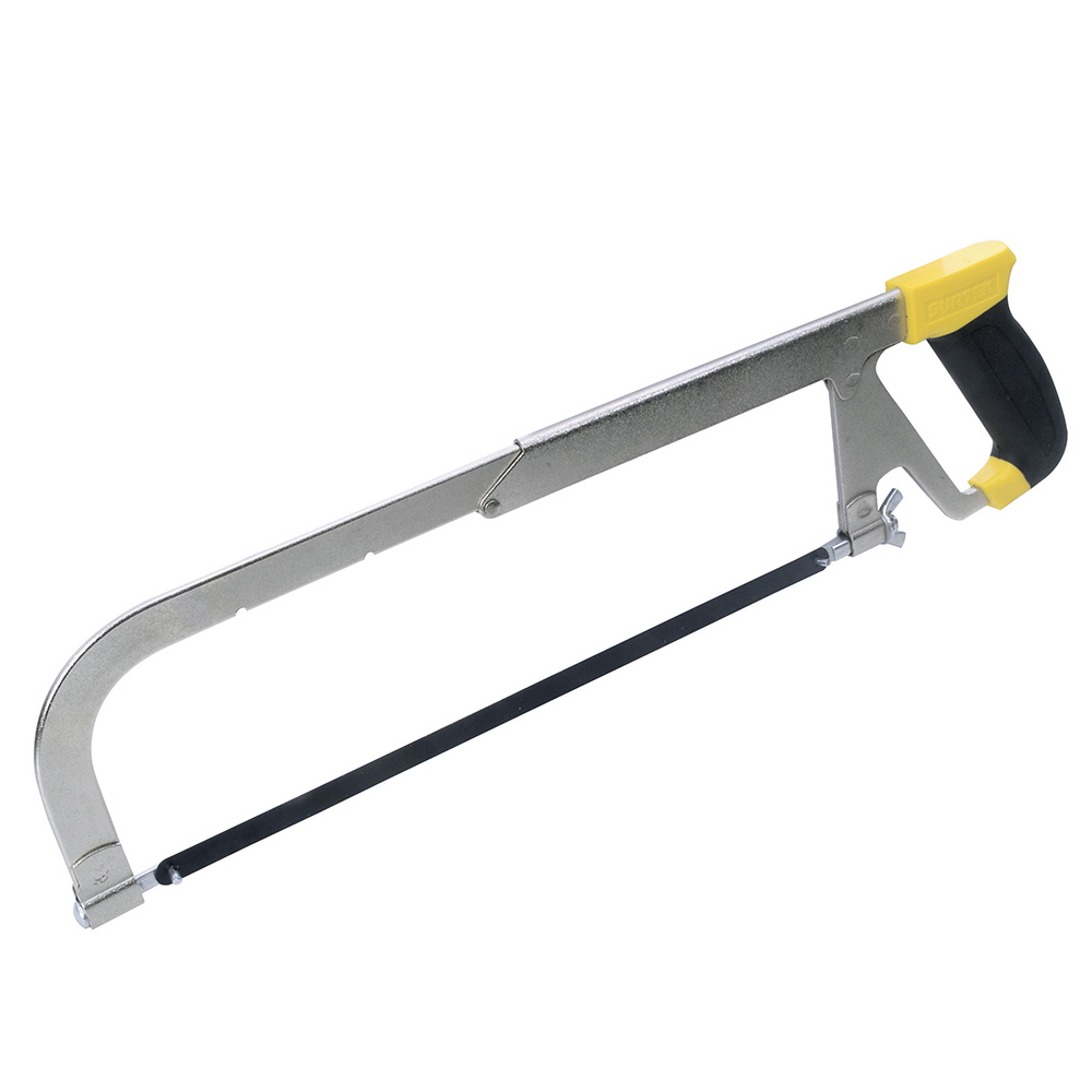 Arco de segueta ajustable con mango bimaterial 10" y 12", 17" Surtek