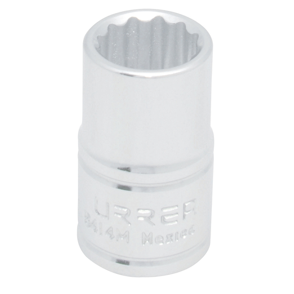 Dado cuadro de 1/2", 12 puntas, métrico, 14 mm Urrea