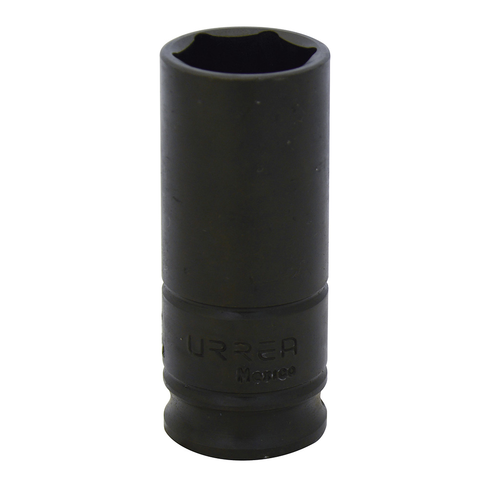 Dado de impacto largo cuadro de 3/8", 6 puntas, en pulgadas, 1/2" Urrea