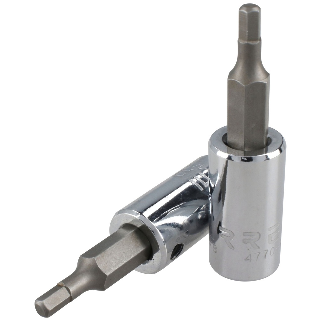 Dado con punta hexagonal cuadro de 1/4", en pulgadas, 3/32" Urrea