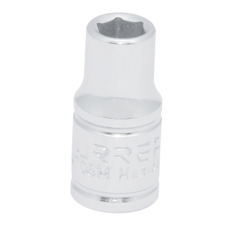 Dado cuadro de 1/4", 6 puntas, métrico, 4 mm Urrea