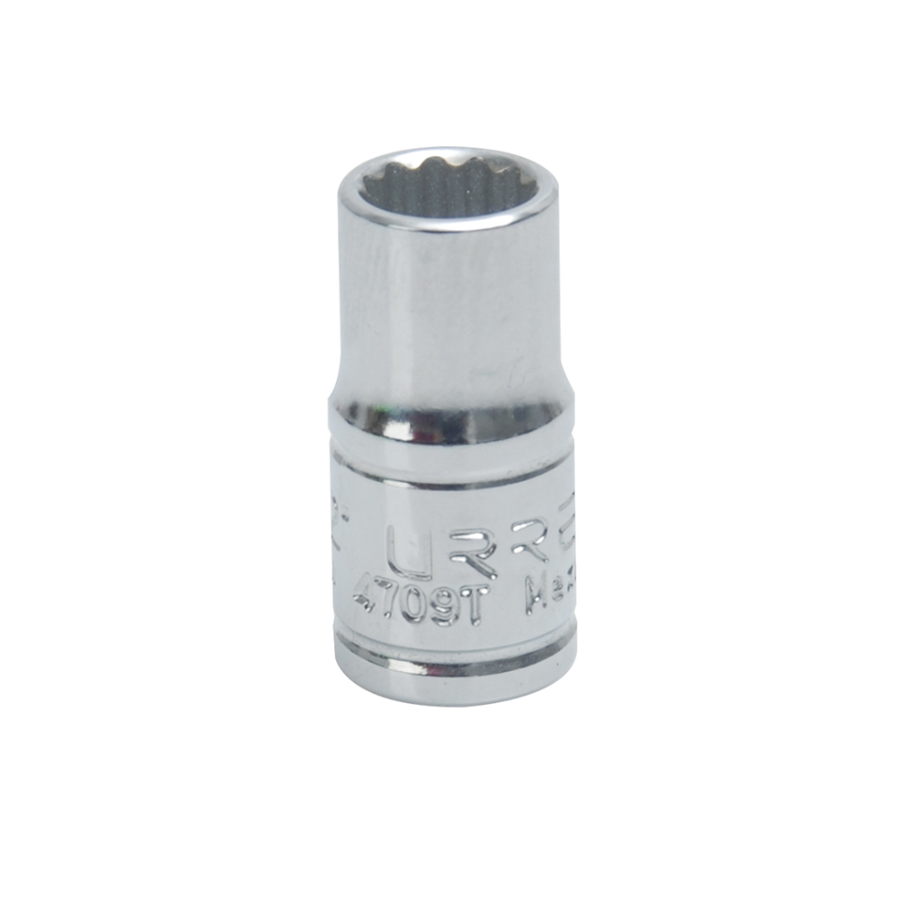 Dado cuadro de 1/4", 12 puntas, en pulgadas, 9/32" Urrea