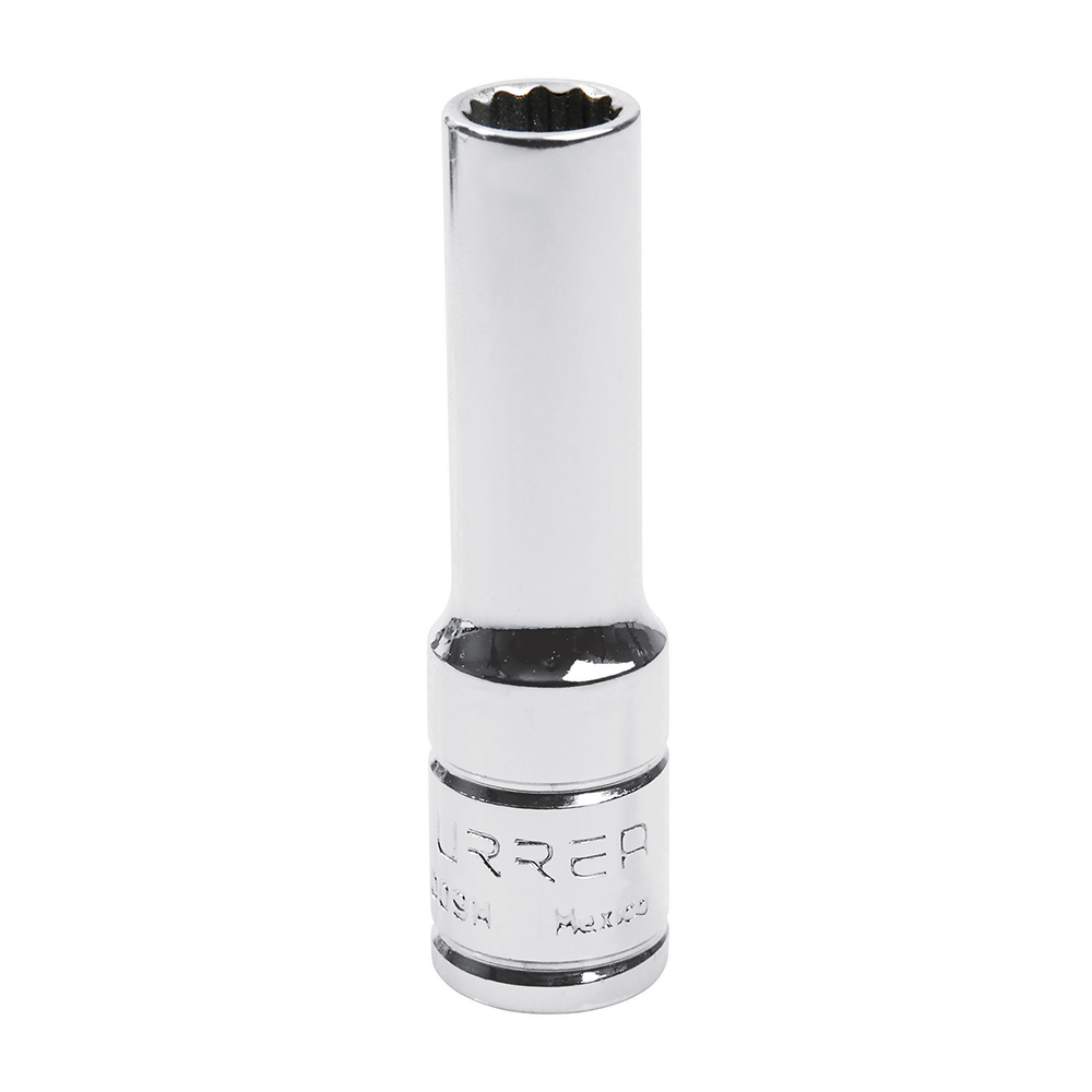 Dado largo cuadro de 3/8", 12 puntas, métrico, 9 mm Urrea