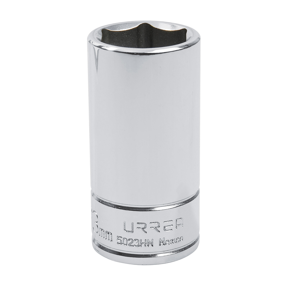 Dado largo cuadro de 3/8", 6 puntas, métrico, 23 mm Urrea