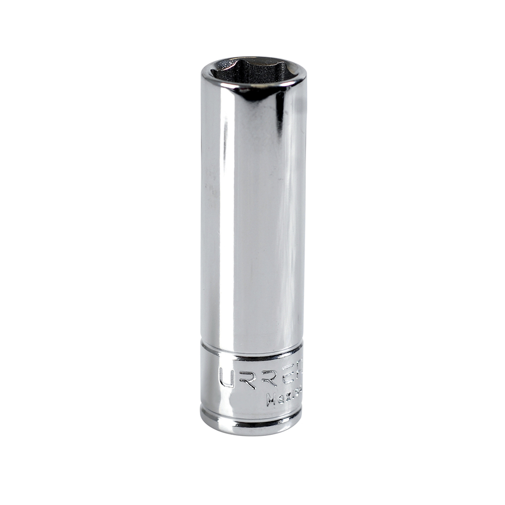 Dado largo cuadro de 3/8", 6 puntas, en pulgadas, 3/4" Urrea