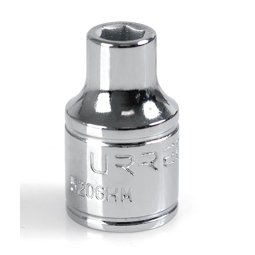 Dado cuadro de 3/8", 6 puntas, métrico, 6 mm Urrea
