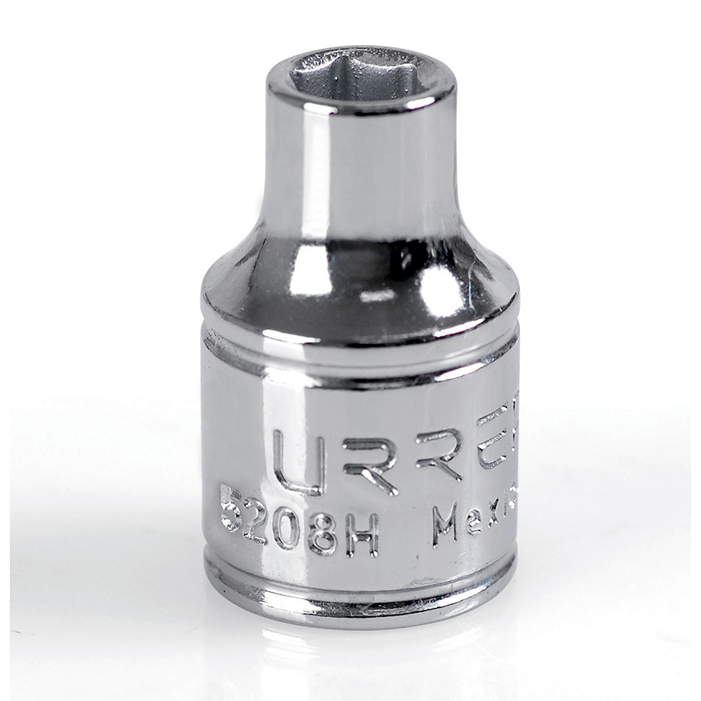 Dado cuadro de 3/8", 6 puntas, en pulgadas, 1/4" Urrea