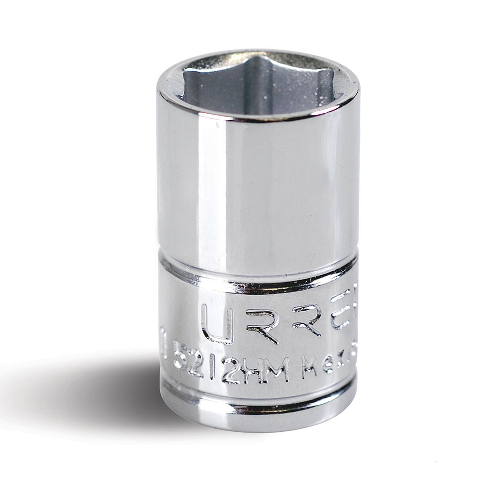 Dado cuadro de 3/8", 6 puntas, métrico, 12 mm Urrea