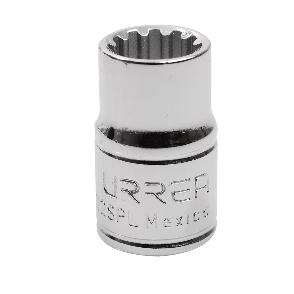 Dado Spline cuadro de 3/8", #12 Urrea