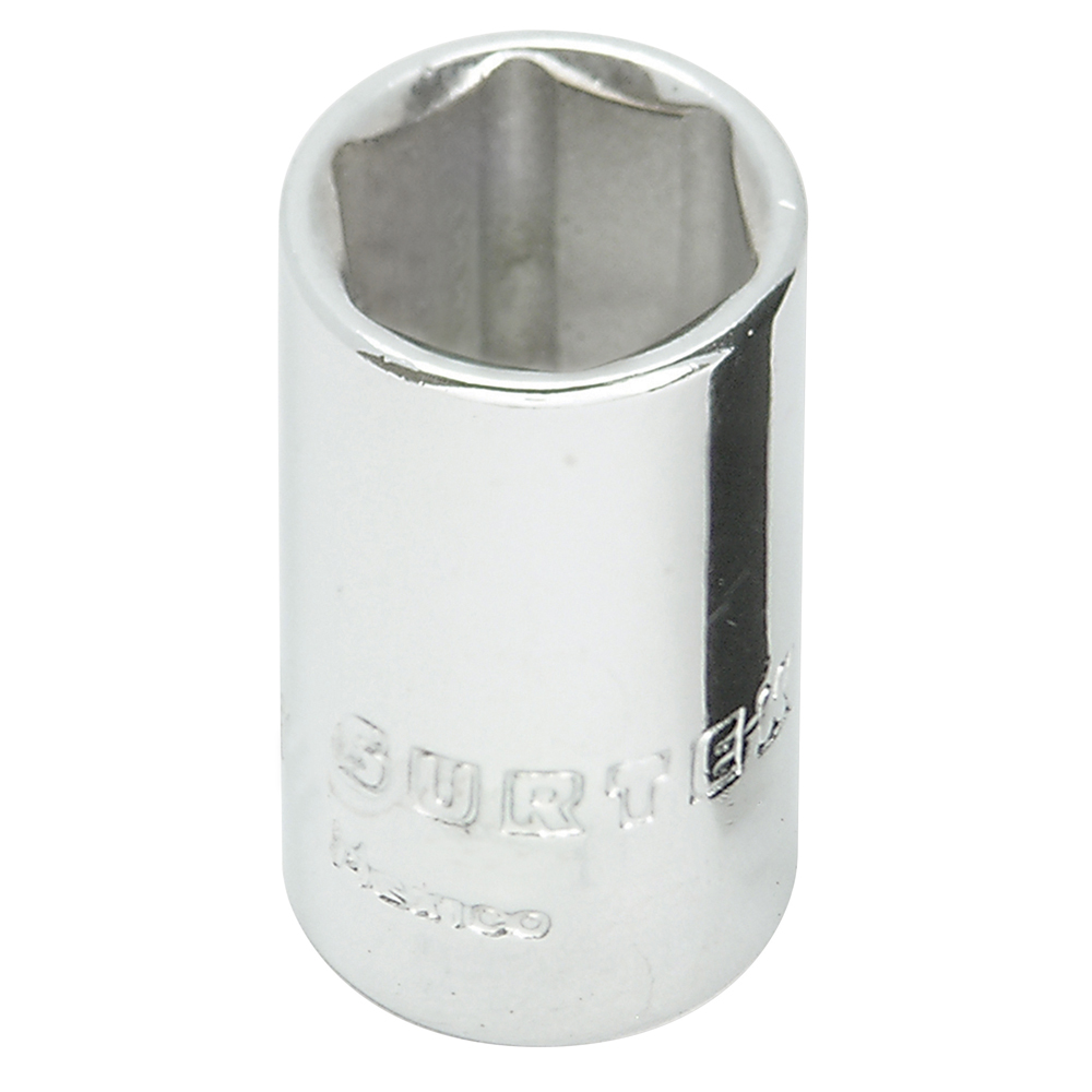 Dado cuadro de 1/4", 6 puntas, métrico, 9 mm Surtek
