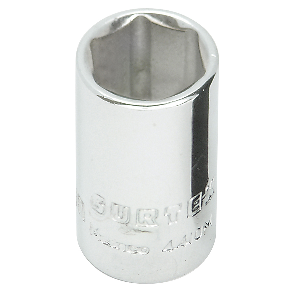 Dado cuadro de 1/4", 6 puntas, métrico, 10 mm Surtek