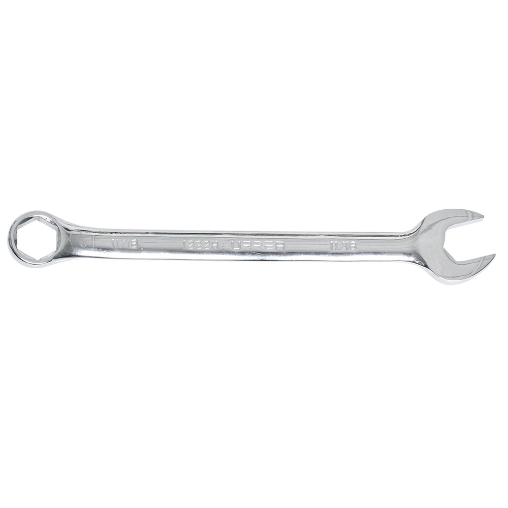 Llave combinada pulido espejo en pulgadas, 6 puntas, 11/16" Urrea