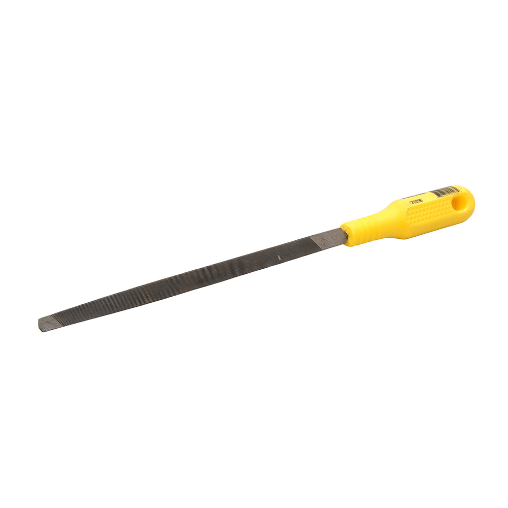Lima triangular con mango plástico, 8" Surtek
