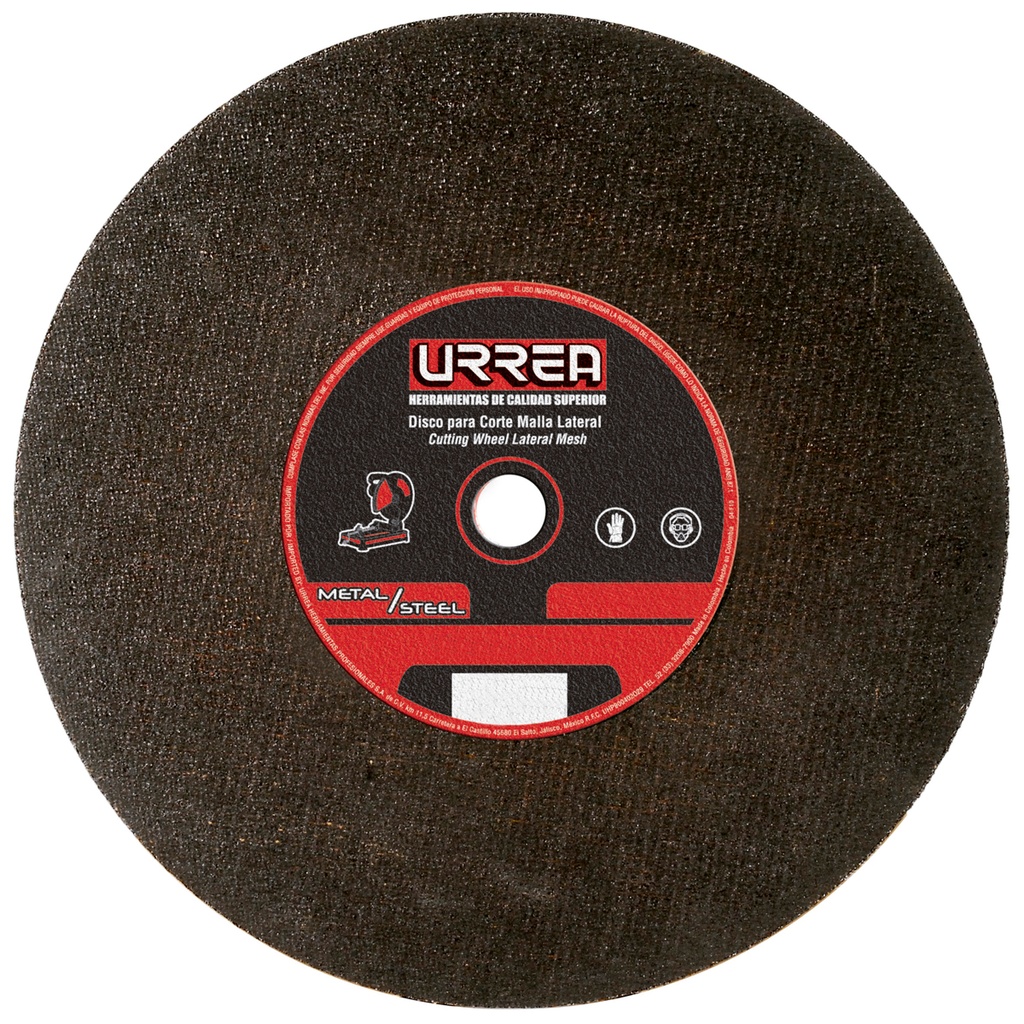Disco abrasivo tipo 1 para metal 14" x 7/64" Urrea