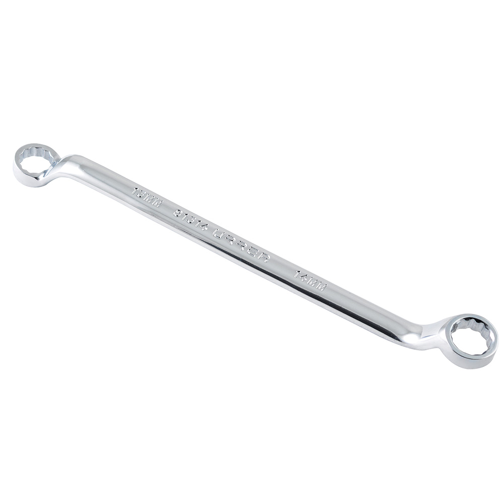 Llave de estrías pulido espejo de 45° métrica, 12 puntas, 13 x 14 mm Urrea