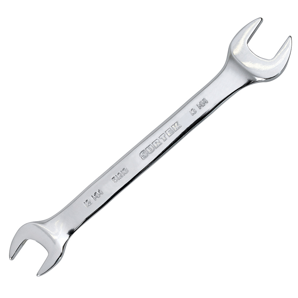 Llave española pulido espejo métrica, 12 x 13mm Surtek