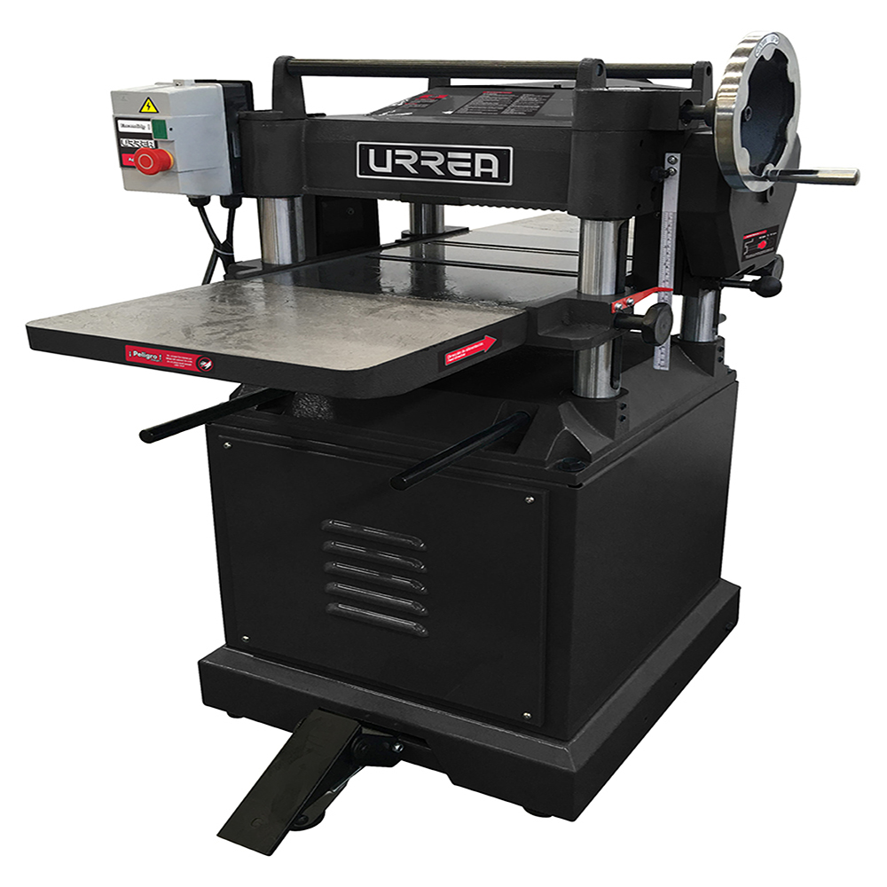 Cepillo estacionario 15" 3 HP 220 V, 5000 RPM 1 fase Urrea