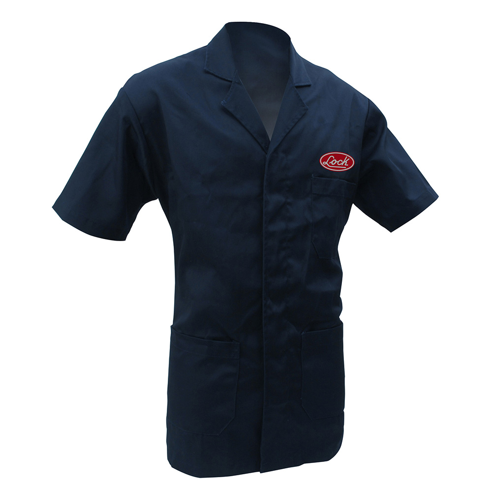 Bata color azul talla XL Lock