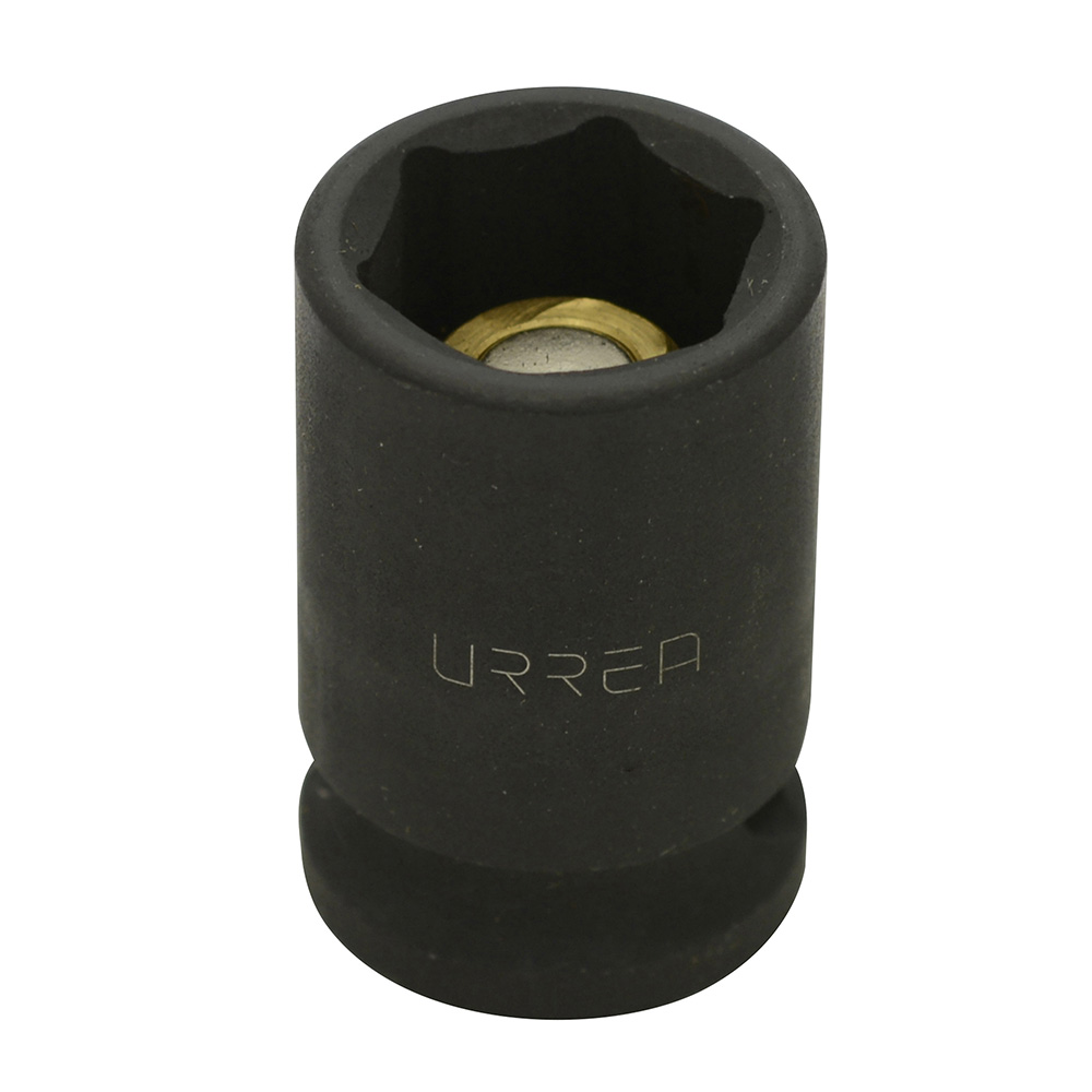 Dado de impacto con imán cuadro de 3/8", 6 puntas, en pulgadas, 1/2" Urrea
