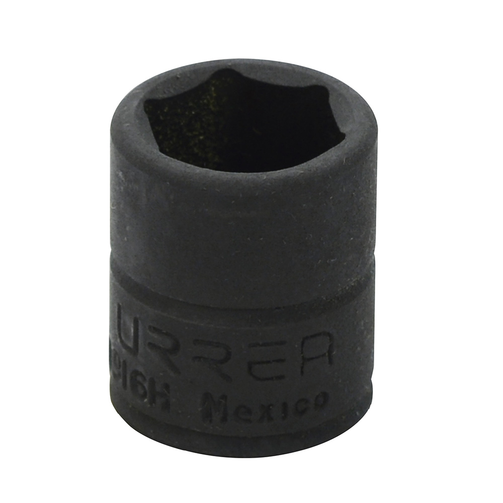 Dado de impacto cuadro de 1/4", 6 puntas, en pulgadas, 1/2" Urrea