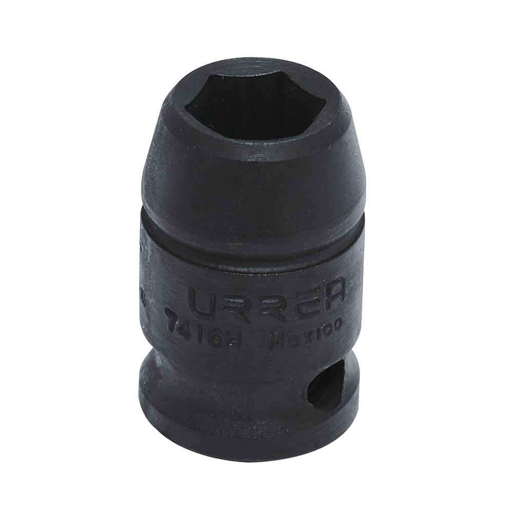 Dado de impacto cuadro de 1/2", 6 puntas, en pulgadas, 1/2" Urrea
