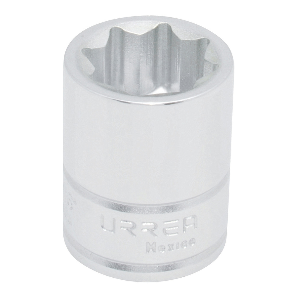 Dado cuadro de 1/2", 8 puntas, en pulgadas, 3/4" Urrea