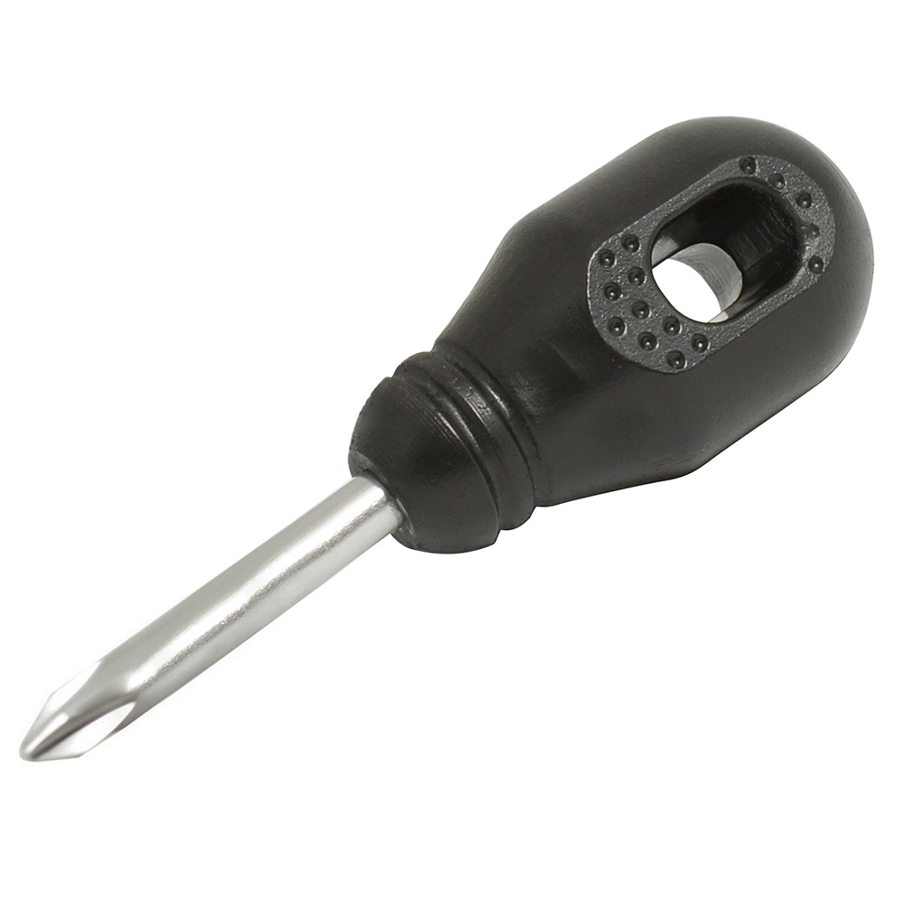Destornillador con mango negro, tipo trompo punta Phillips #2 x 1-3/8" Foy
