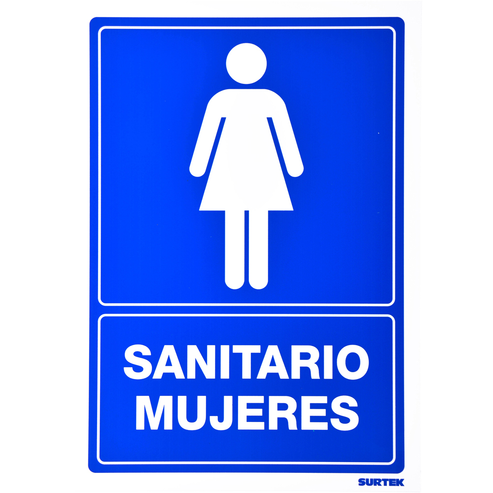 Señal "Sanitario mujeres" Surtek