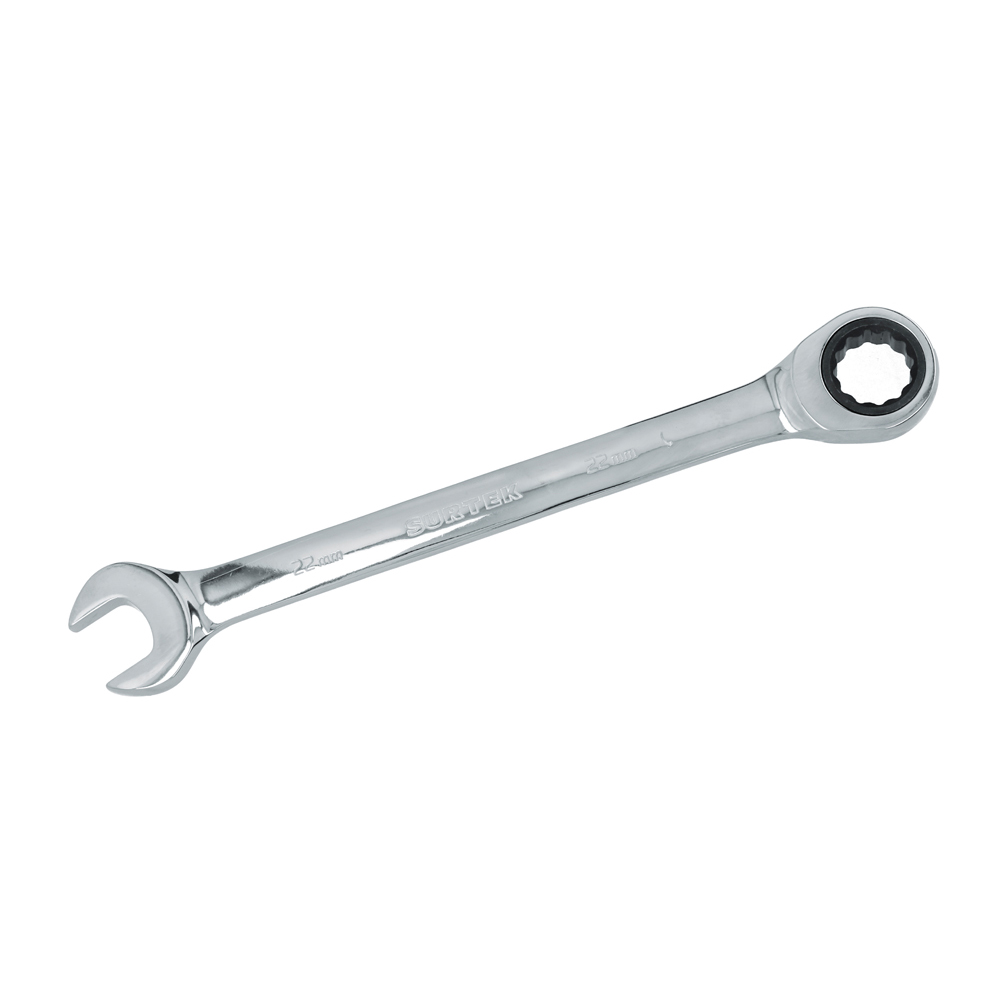 Llave combinada pulido espejo de matraca métrica, 12 puntas, 21mm Surtek