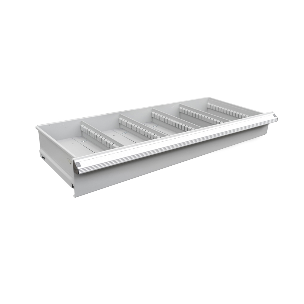 Gaveta para gabinete modular de entrepaños serie X 4" Urrea