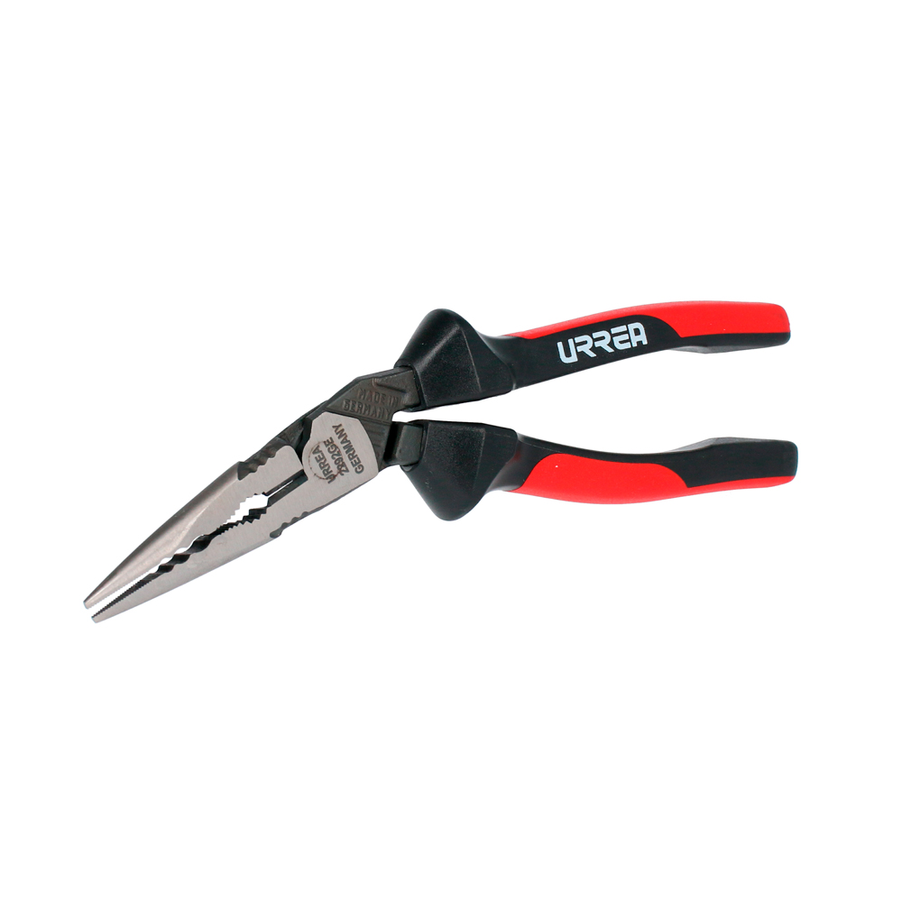Pinza para electricista con mango bimaterial ergonómica con ángulo de 25° de 8-5/8" Urrea