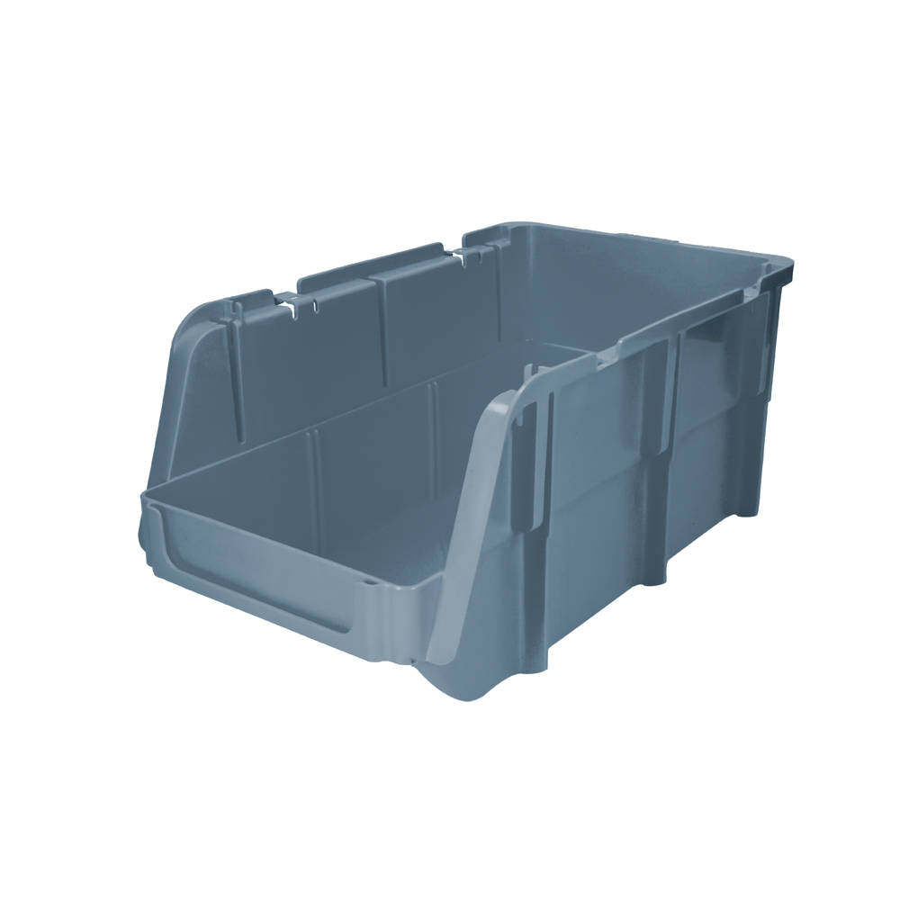 Gaveta plástica pico de pato color gris 14" x 8" x 7" Surtek