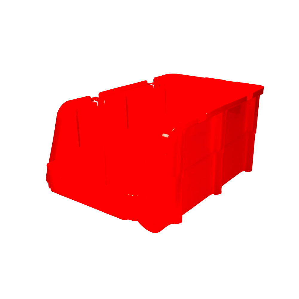Gaveta plástica pico de pato color rojo 17" x 16" x 7" Surtek