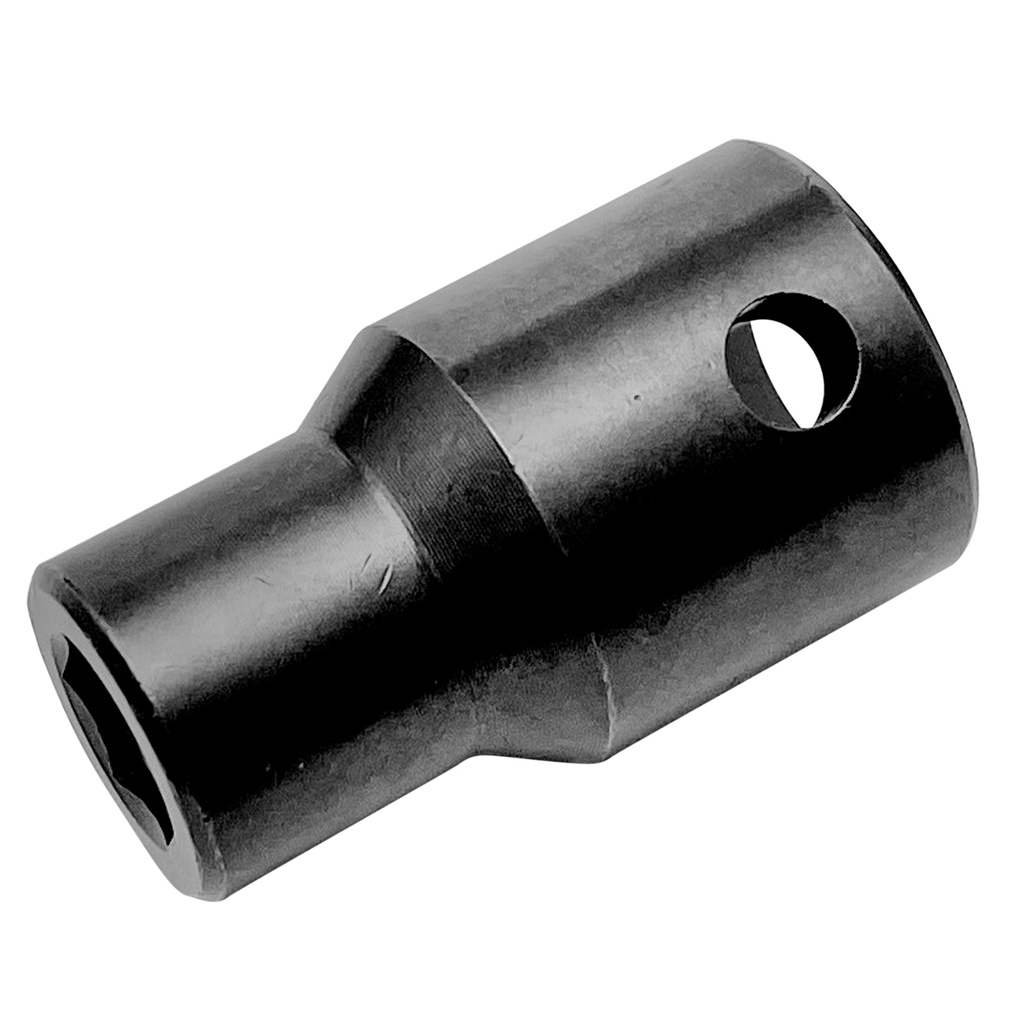 Adaptador de impacto con barreno pasado para puntas hexagonales 5/16" Urrea