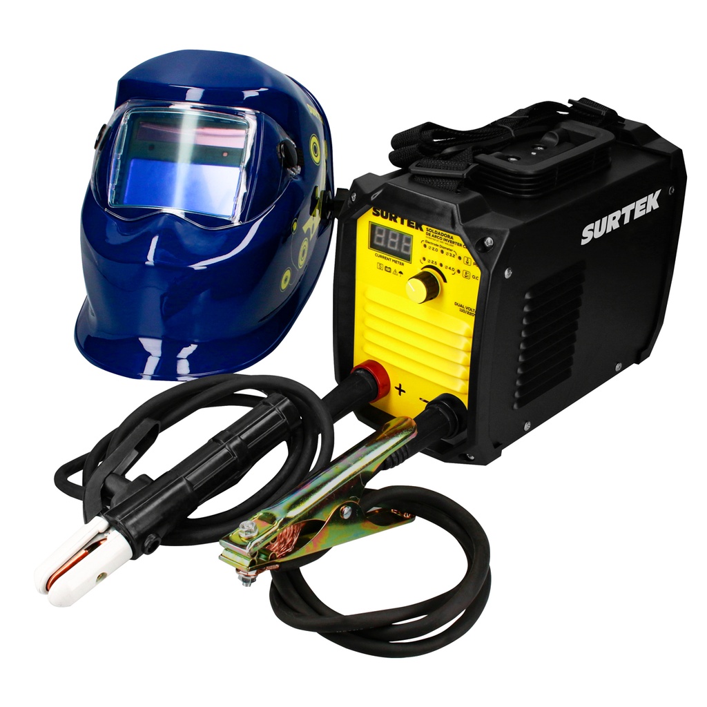 Juego de soldadora con careta, 2 piezas Surtek