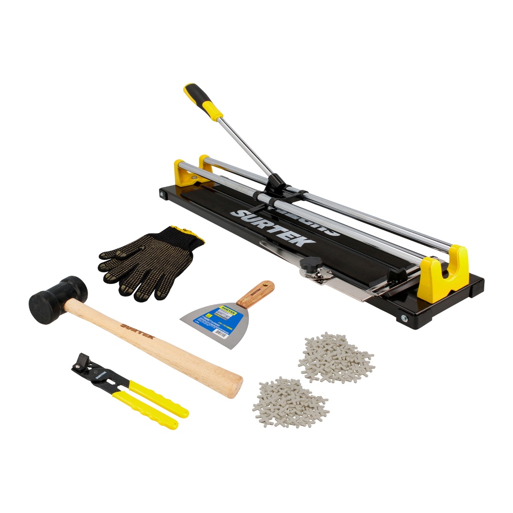 Juego combinado de herramienta para cortar e instalar azulejo 7 piezas Surtek