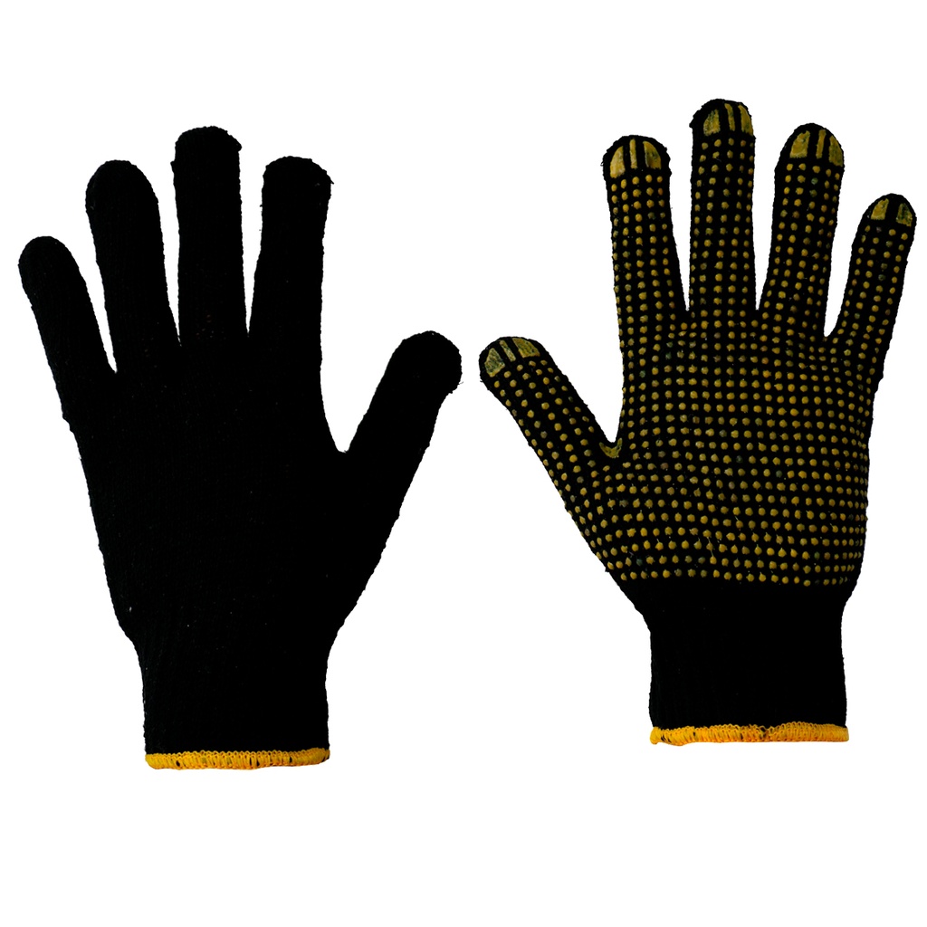 Guantes de algodón con puntos de PVC M Surtek
