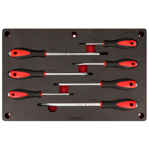 Juego de destornilladores con mango de golpe combinados 7 piezas, CH273P-C Urrea