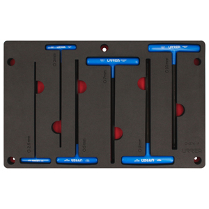 Juego de llaves hexagonales tipo "T" métricas 7 piezas, CH274P-C Urrea