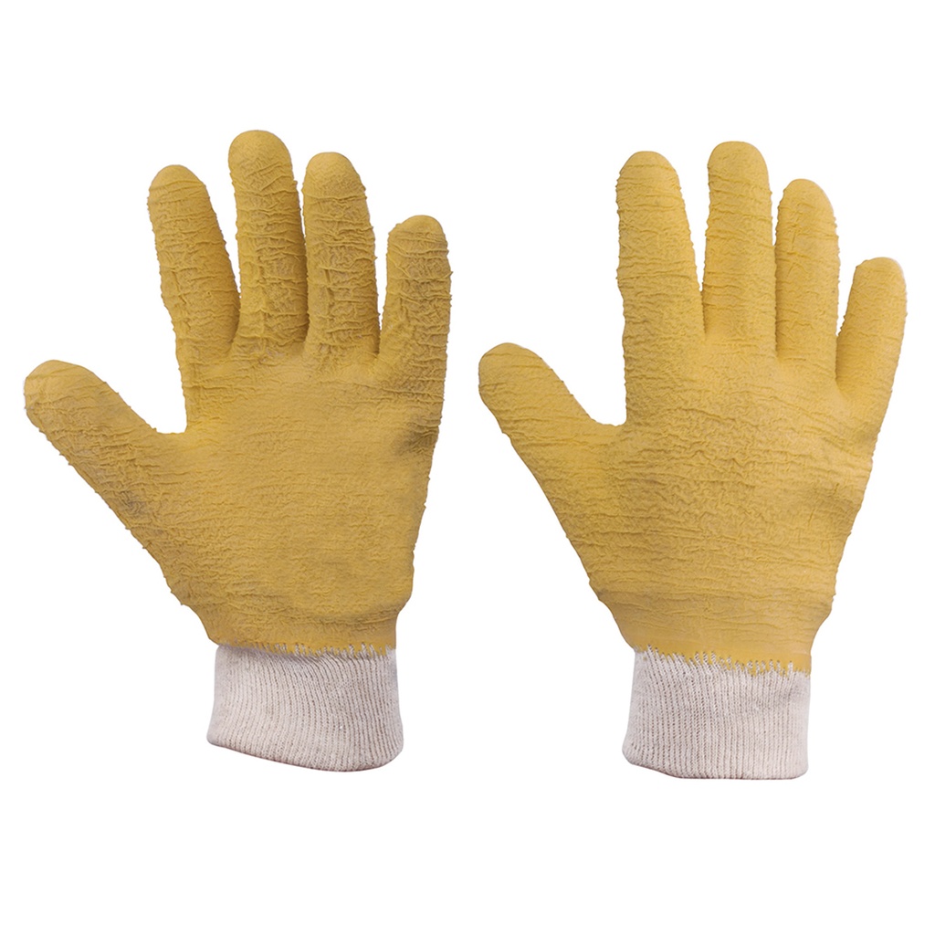 Guantes de algodón con recubrimiento de látex G Surtek