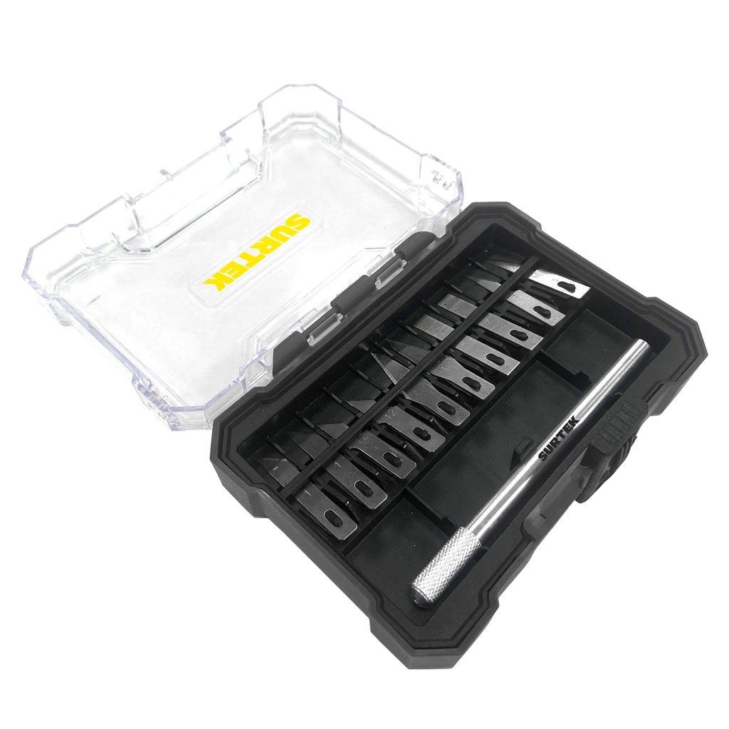 Juego de exactos con mango de aluminio, 11 piezas Surtek