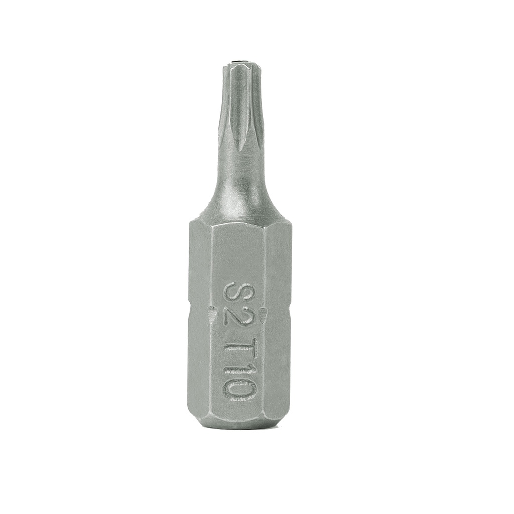 Punta Torx hexágono de 1/4", T10 x 1" 5 piezas Surtek
