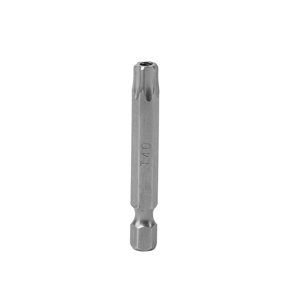 Punta Torx seguridad de poder hexágono de 1/4", T40 x 2" 5 piezas Surtek