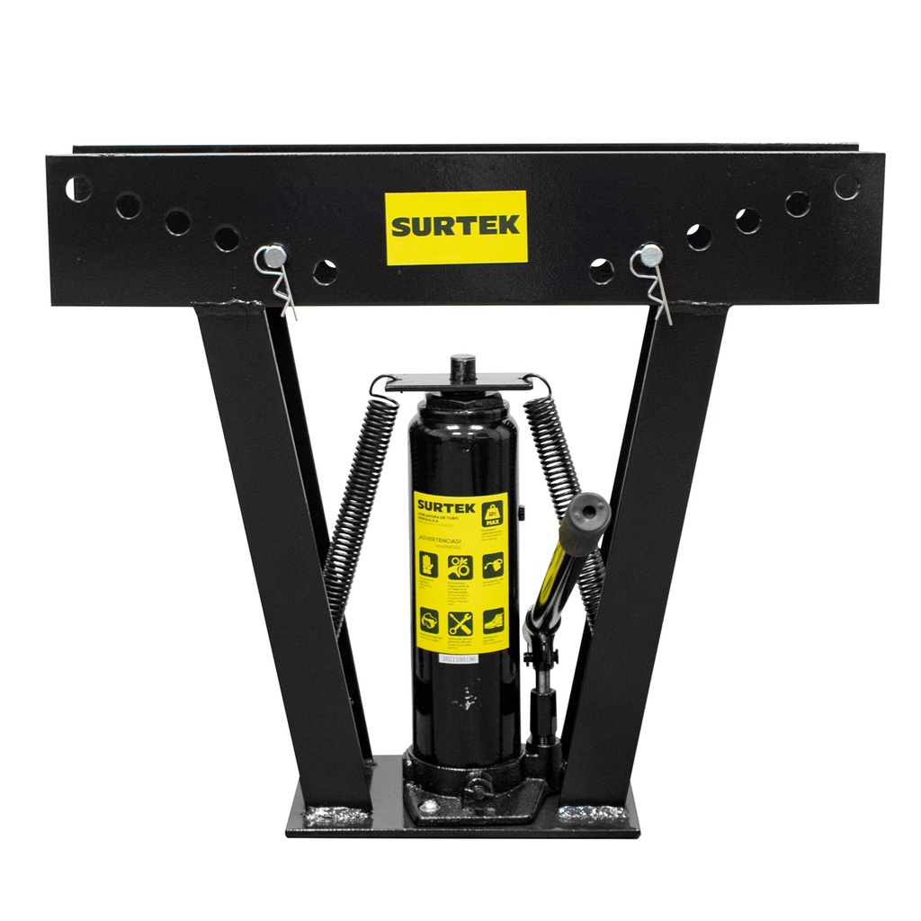 Dobladora hidráulica para tubo de 1/2" a 3", 16 ton Surtek