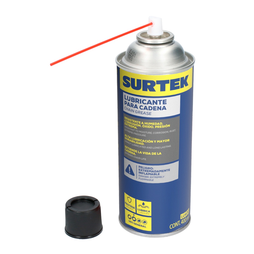 Lubricante para cadena 400 ml Surtek